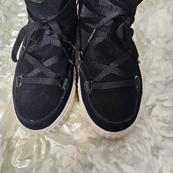 Pajar Women's Waterproof winter boots Fur Black size 8 - Picture 7 of 8